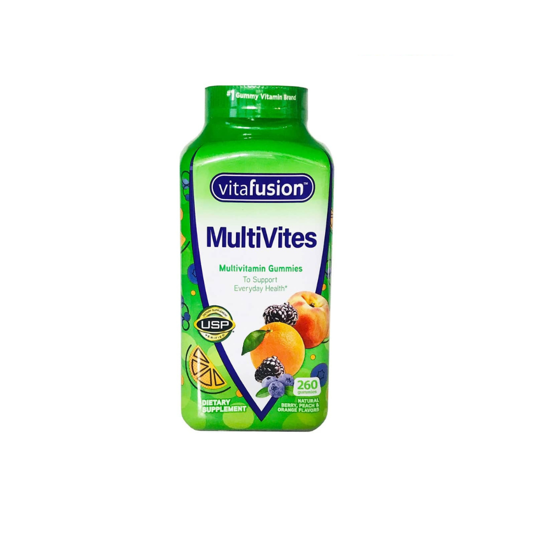 Kẹo dẻo vitamin tổng hợp Vitafusion MultiVites Multivitamin 260 viên