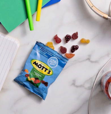 Kẹo trái cây Mott’s Medleys 1 thùng 90 bịch 2.04kg