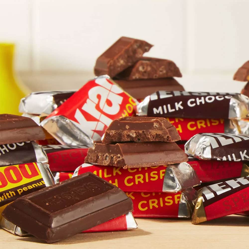 Chocolate Hershey's Miniature 1,58kg tổng hợp 4 vị khác nhau