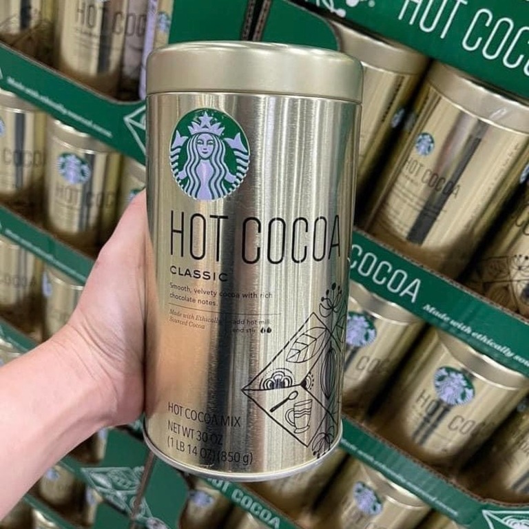 Bột Cacao Nguyên Chất Stabucks Hot Cocoa