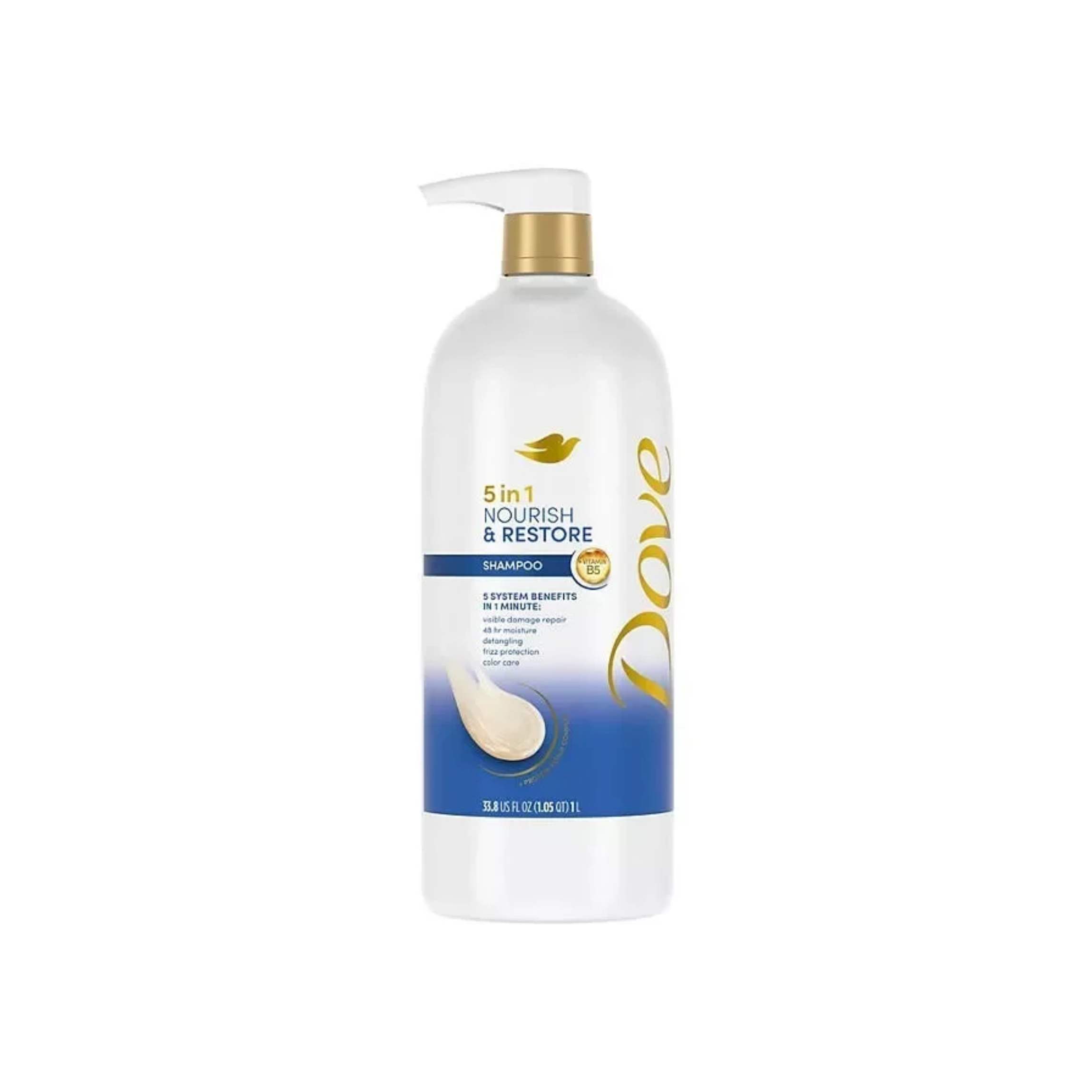 Dầu gội Dove 5in1 Nourish & Restore 1L