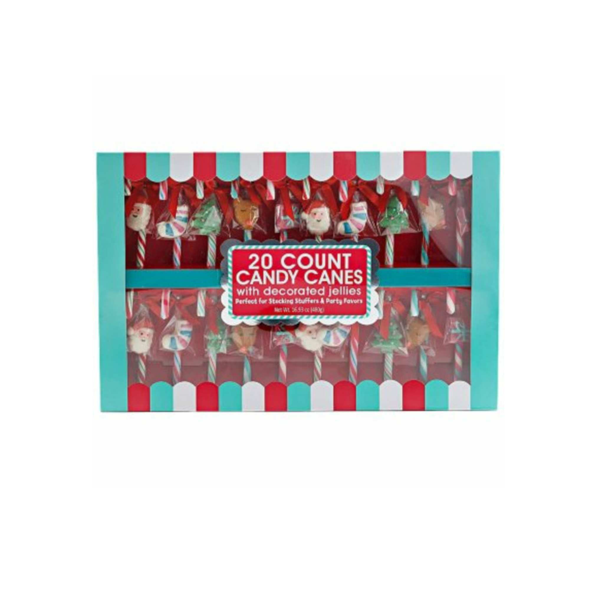 Set 20 Cây Kẹo Dẻo Que Candies Noel 560gr