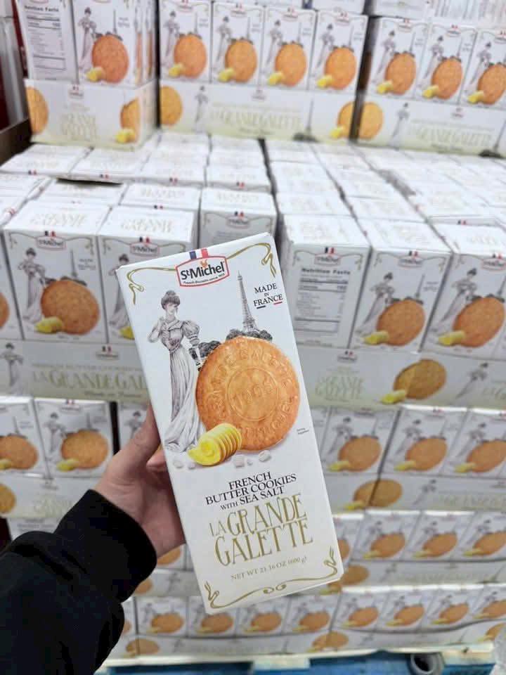 SALE-COMBO 2 HỘP Bánh quy La Grande Galette French Butter Cookies Pháp