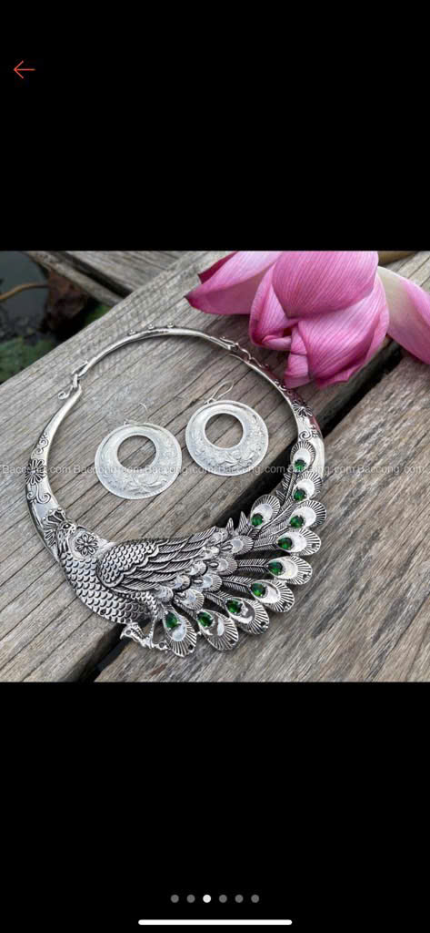 KC17 Kiềng bạc khổng tước s99