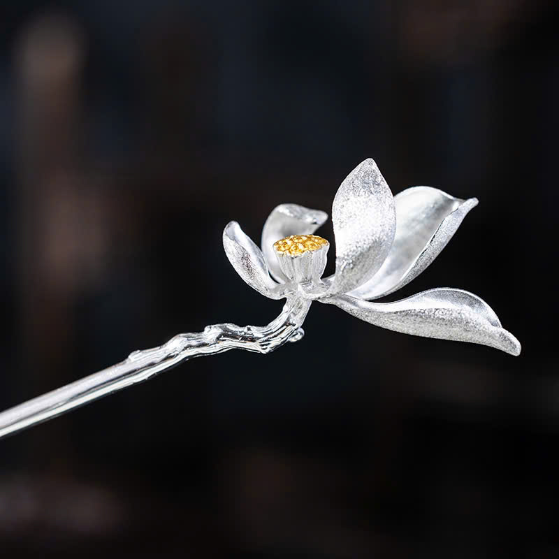 Trâm bạc cánh sen nở