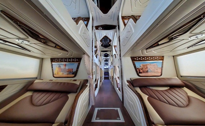 xe giường nằm Cabin Cát Bà đi Sapa