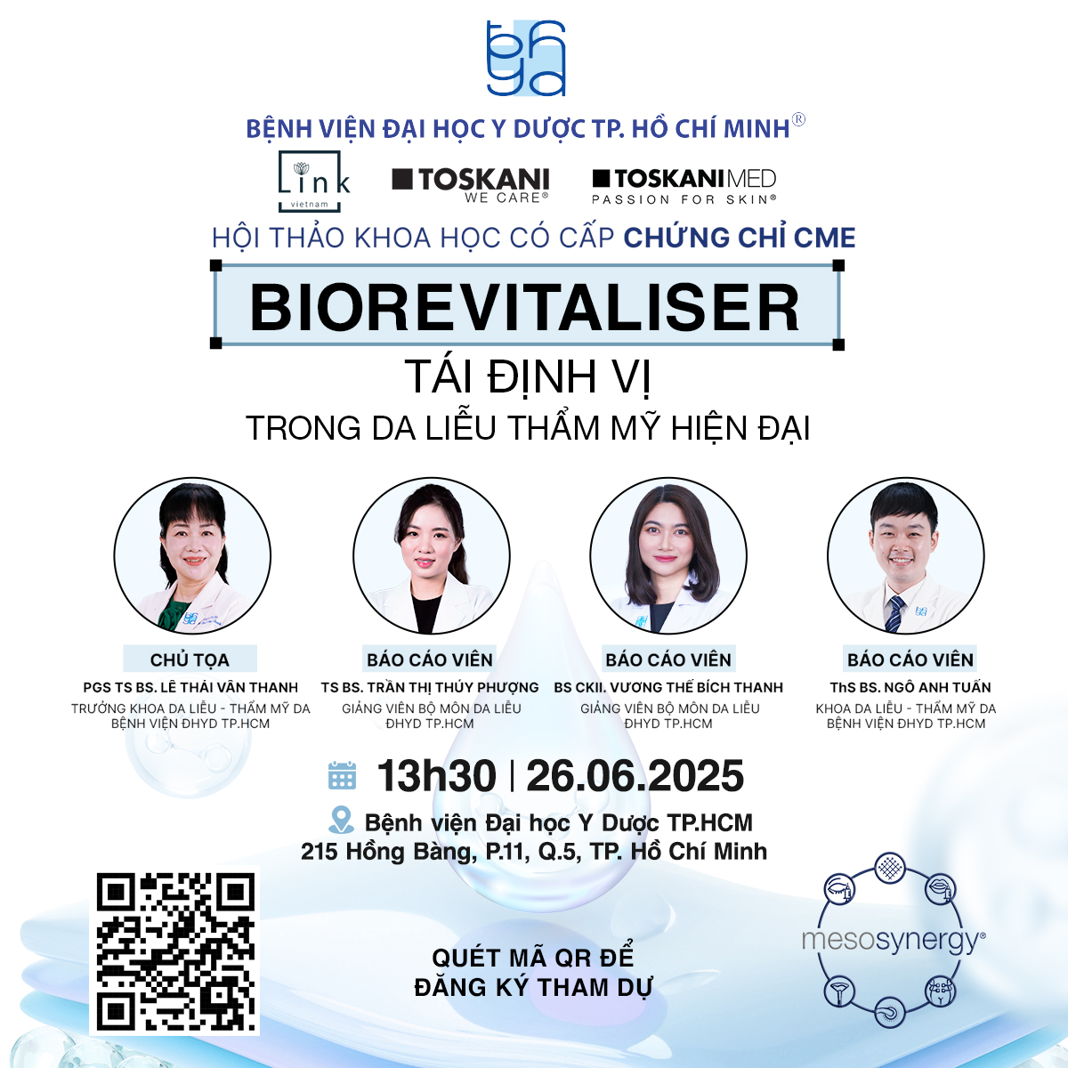 Hội thảo khoa học: Biorevitaliser tái định vị trong da liễu thẩm mỹ hiện đại