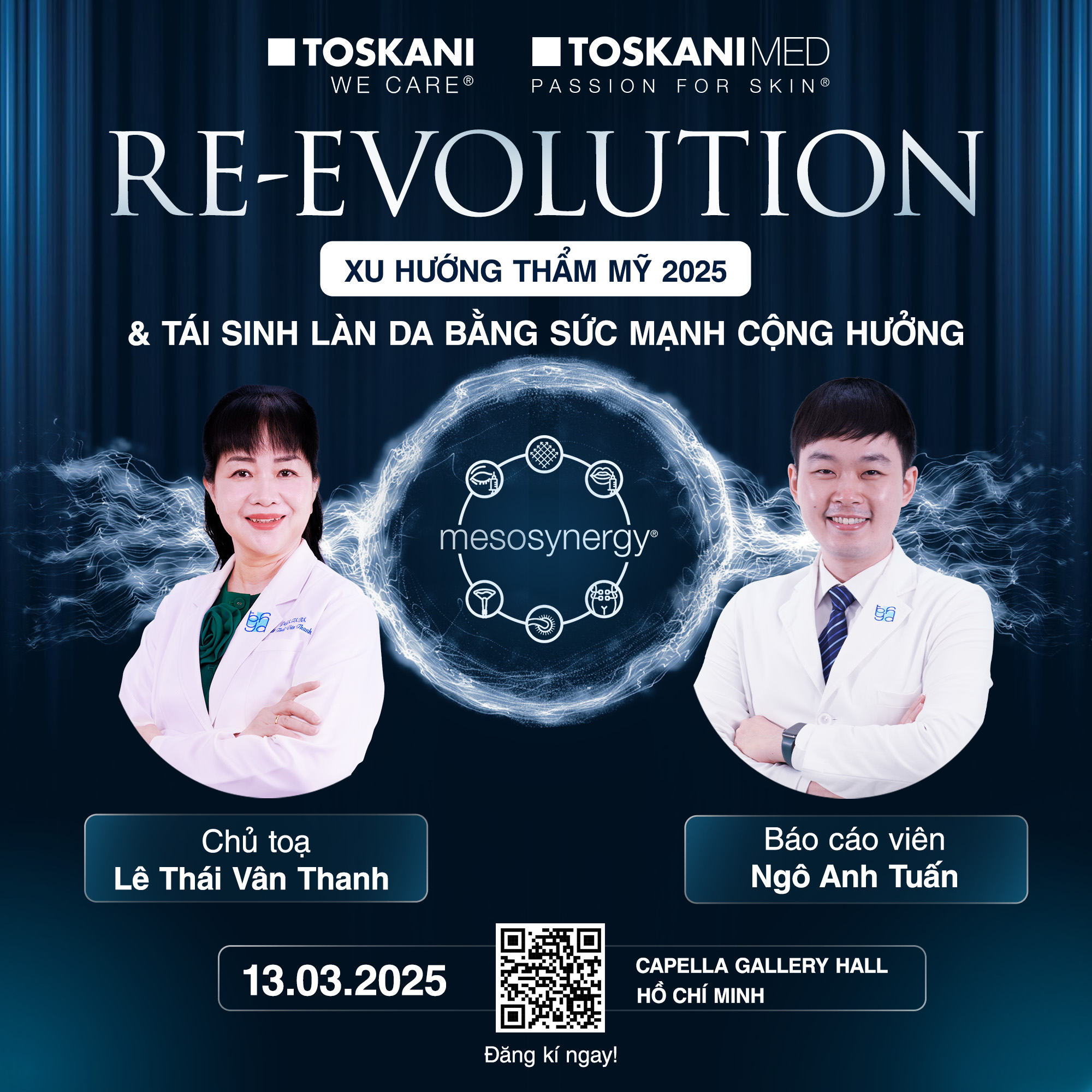 Sự kiện hội thảo Re-Evolution: Khai phá sức mạnh cộng hưởng trong liệu pháp tái tạo da
