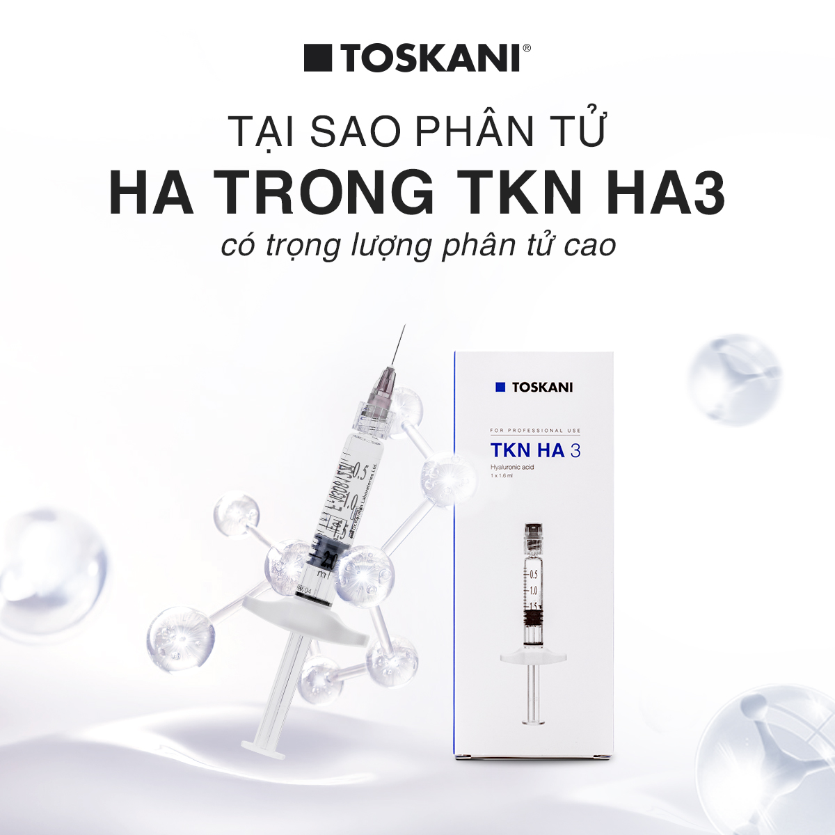 Tại sao phân tử HA trong TKN HA 3 có trọng lượng phân tử cao?