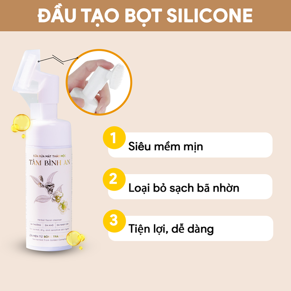 Sữa Rửa Mặt Tâm Bình An (da nhờn, da hỗn hợp)