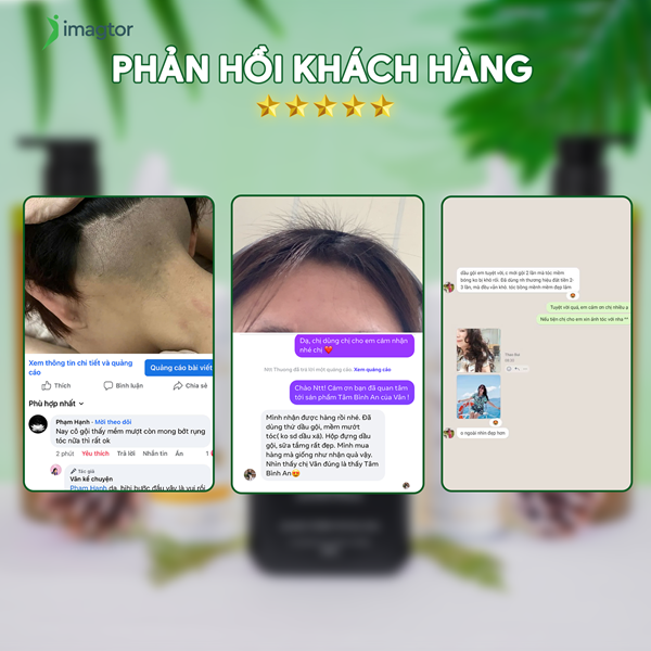 Dầu gội thảo mộc Tâm Bình An