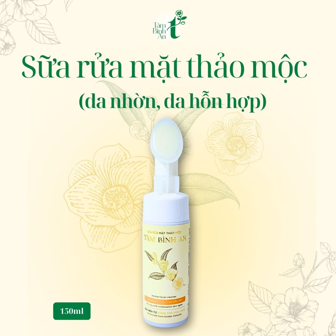 Sữa Rửa Mặt Tâm Bình An (da nhờn, da hỗn hợp)