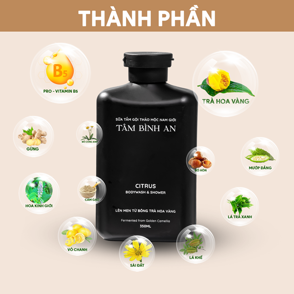 Sữa Tắm Gội Thảo Mộc Nam Giới