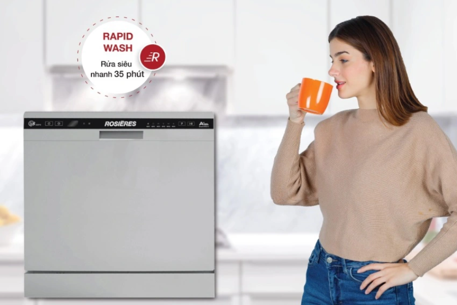 Máy rửa bát mini cỡ nhỏ đáng mua nhất hiện nay
