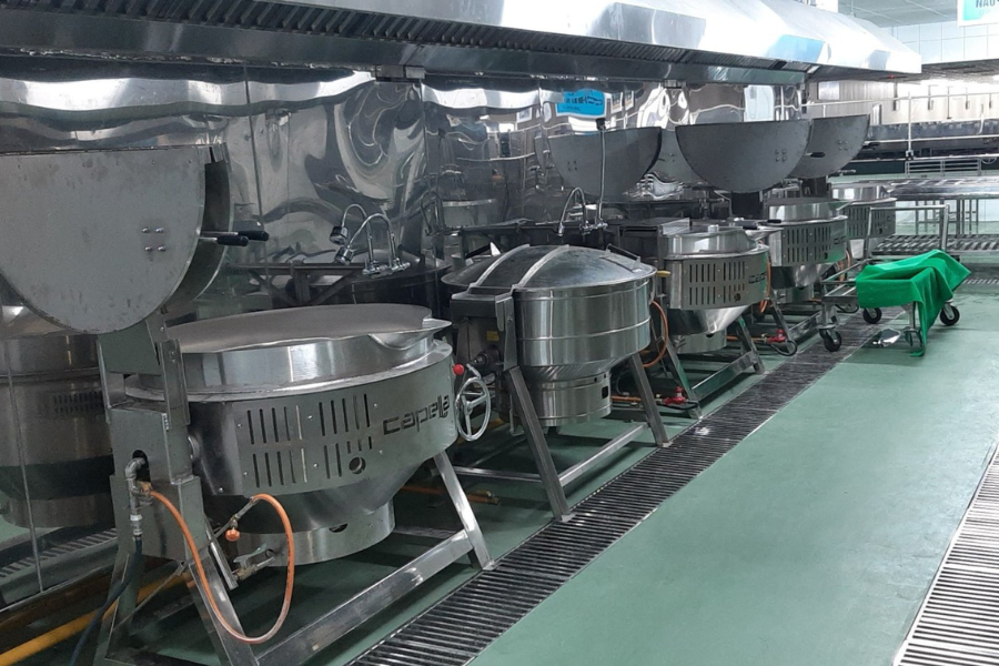 Bếp ăn nhà máy Brother Việt Nam