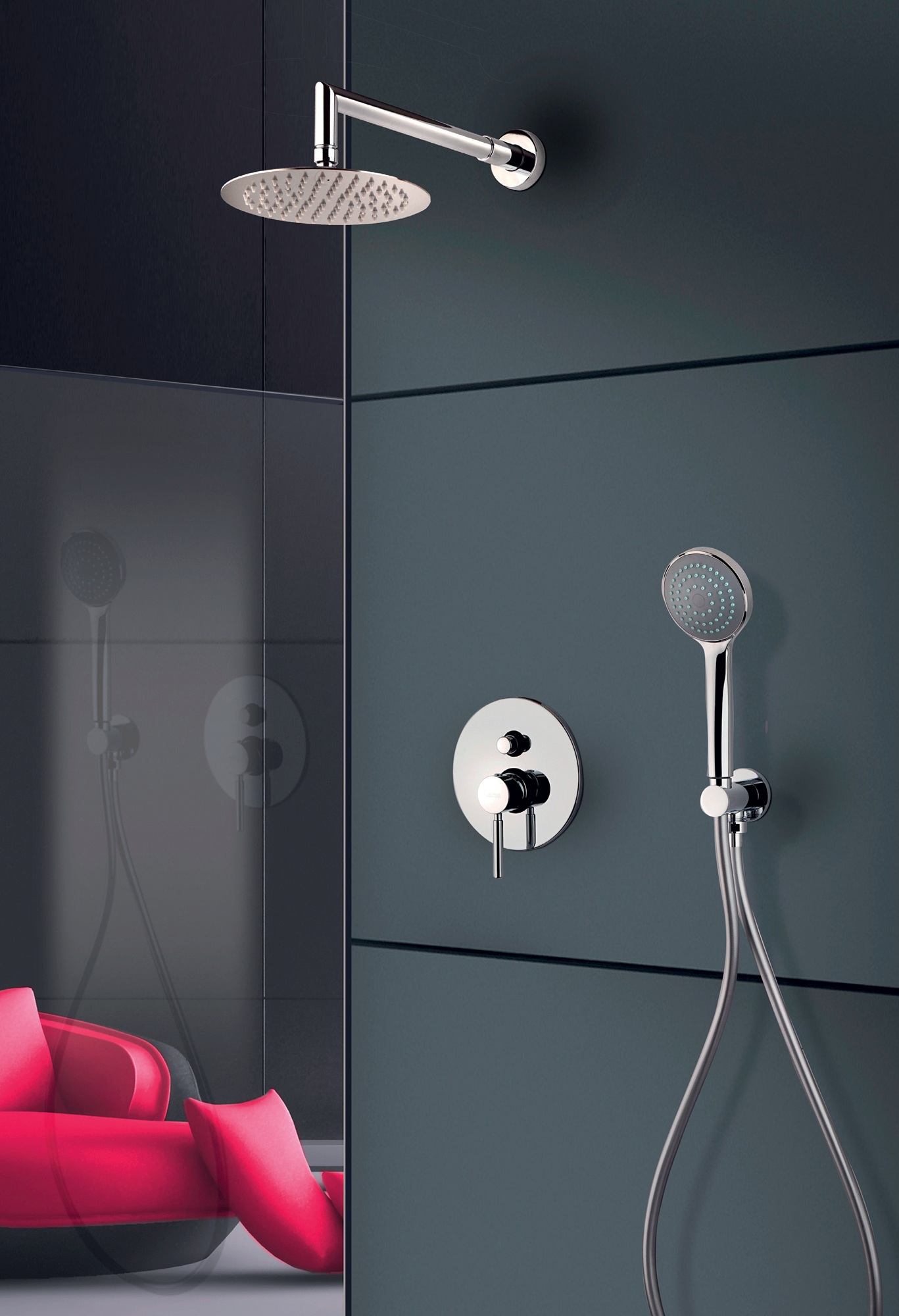 Sen tắm âm tường Ø30cm I Crolla 10255