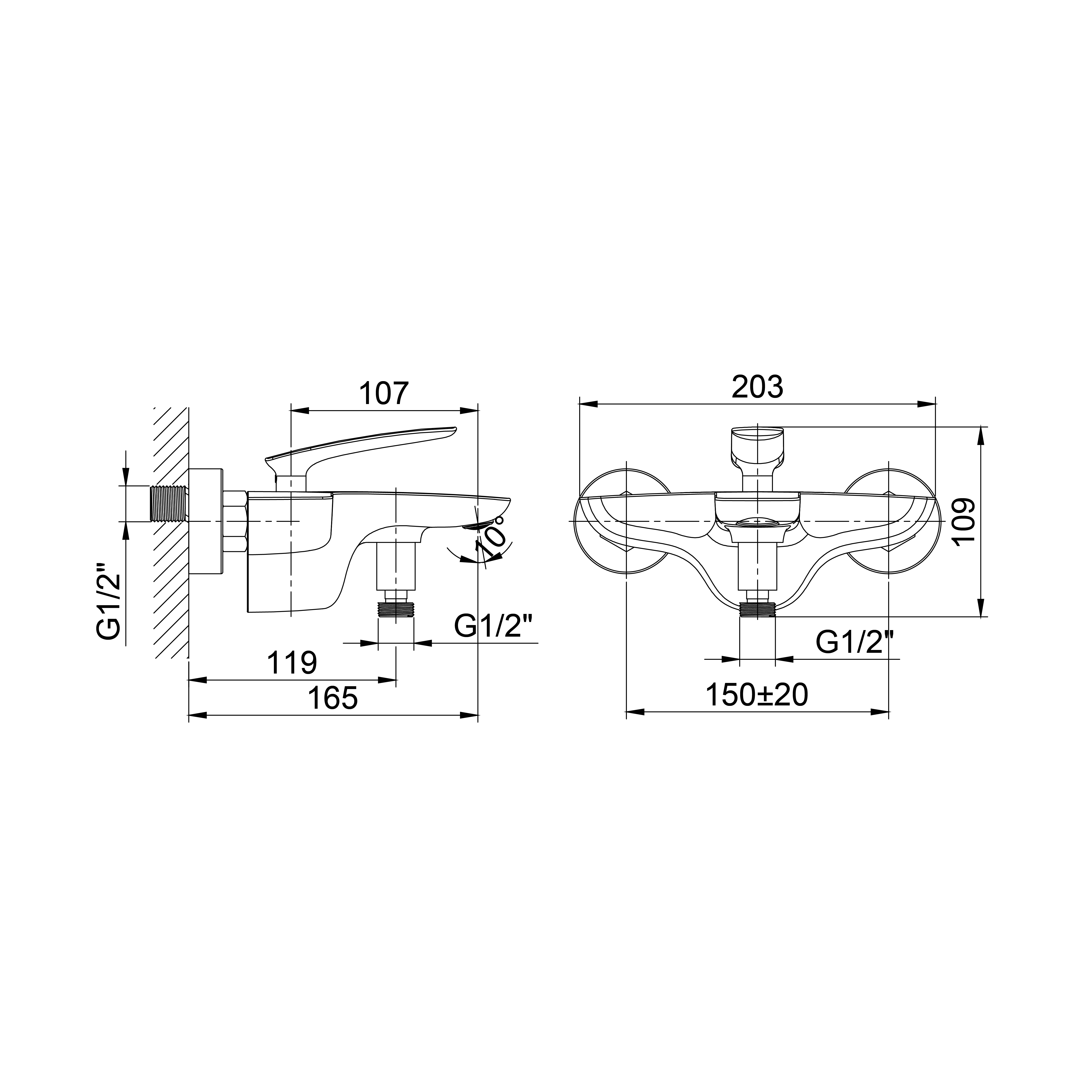 Bộ sen tắm nóng lạnh I Crolla Julia 5705CR