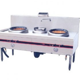 Bếp Á đôi dùng ga có quạt thổi ATF 02