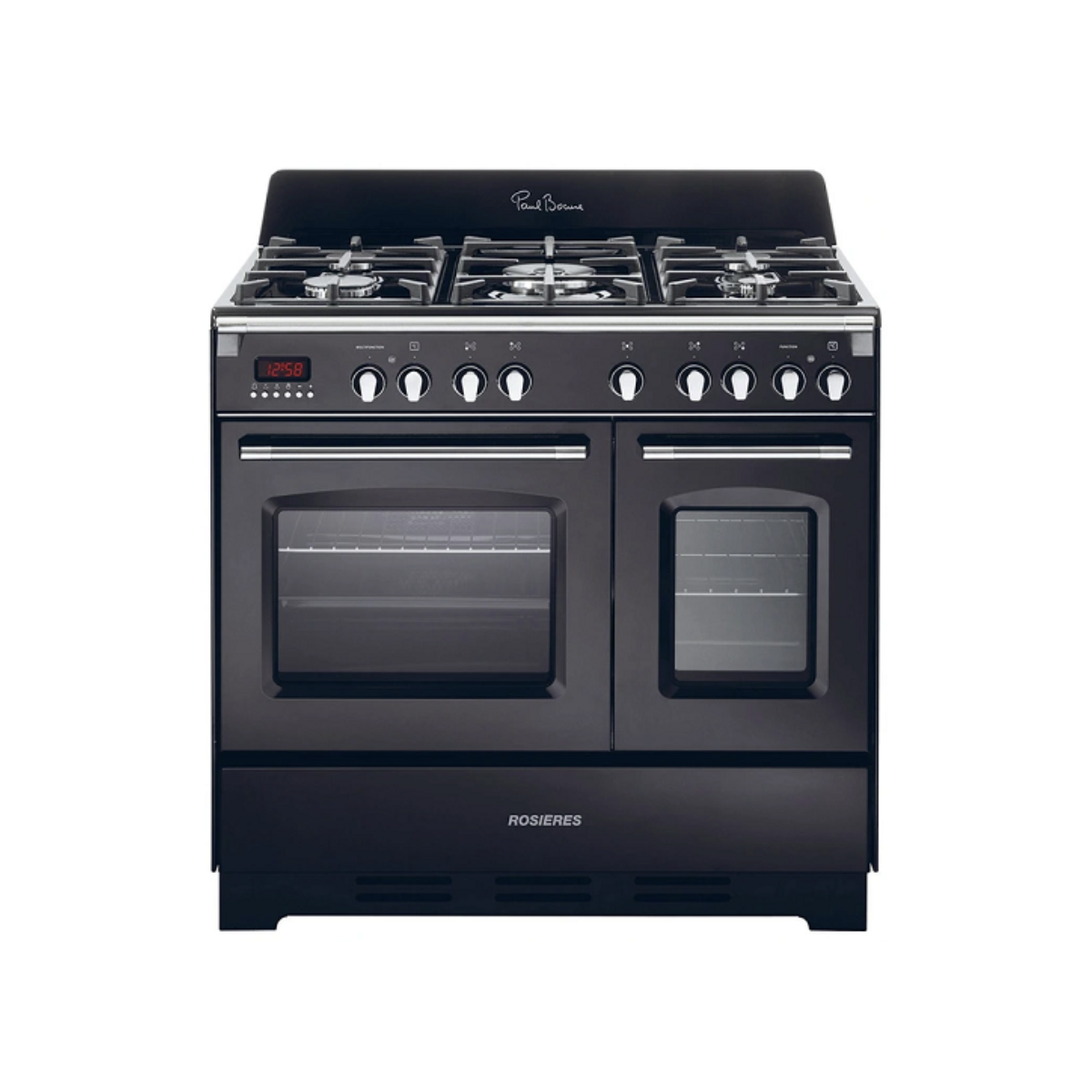 Bếp gas 5 vùng nấu kết hợp 2 lò nướng Rosières RGM95D2SB