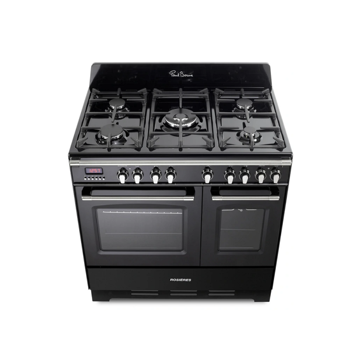 Bếp gas 5 vùng nấu kết hợp 2 lò nướng Rosières RGM95D2SB