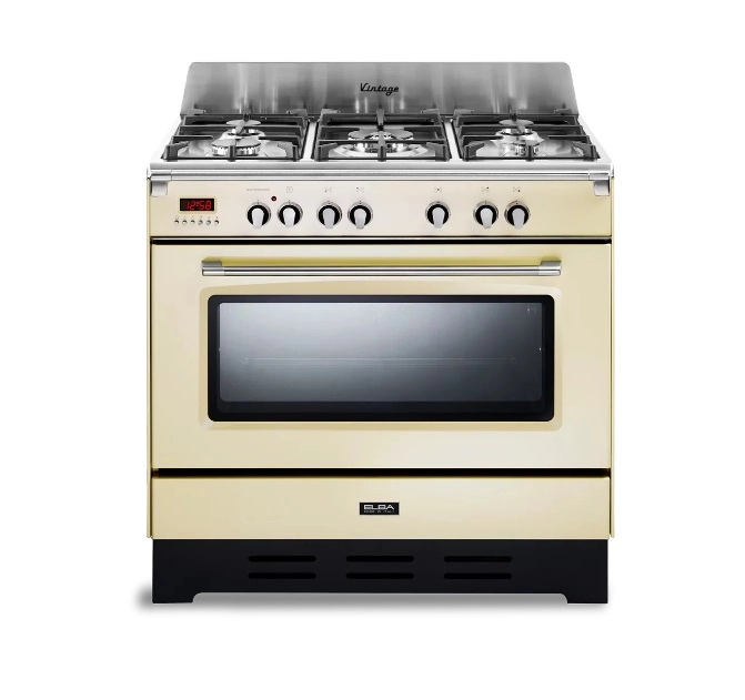 Bếp gas 5 kết hợp lò nướng ELBA 90cm