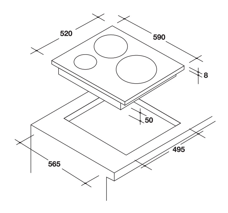 Bếp từ Rosieres RPI342MM