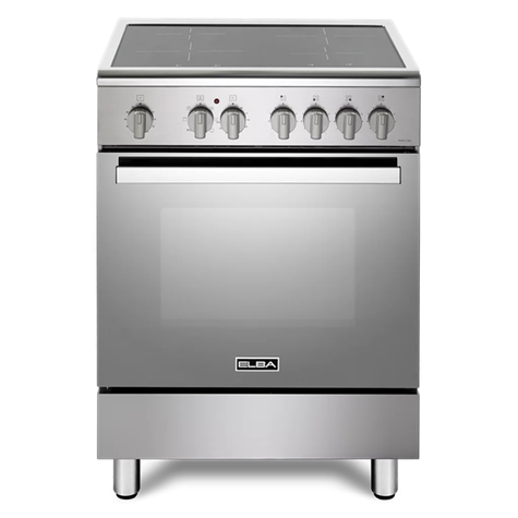 Bếp từ 4 kết hợp lò nướng ELBA 60cm