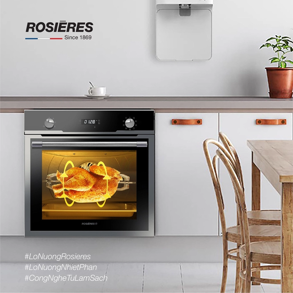 Lò nướng nhiệt phân Rosieres RF697ZIN/E