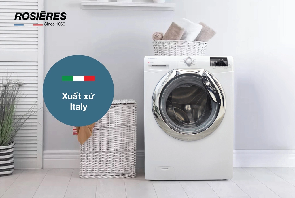 Máy giặt Rosieres độc lập 11kg RILS 121132DC-04