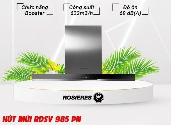 Hút mùi ống khói Rosieres RDSV985PN