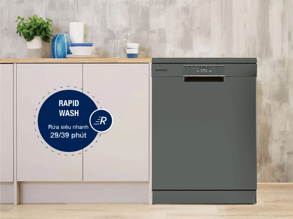 Máy rửa chén bát Rosieres 16 bộ RDPN 4S603PX-04