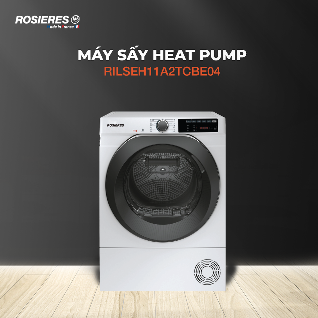 Máy sấy Rosieres Heat Pump 11kg RILSEH11A2TCBE04