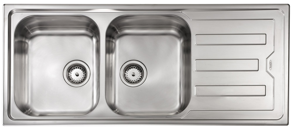 Chậu rửa 2 hố  có bàn CM Cristal 010017