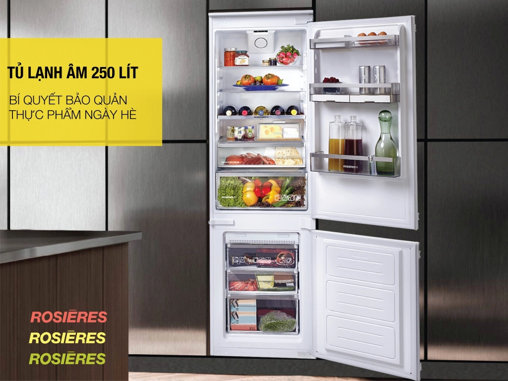 Tủ lạnh Rosieres 240 lít RBBF178T