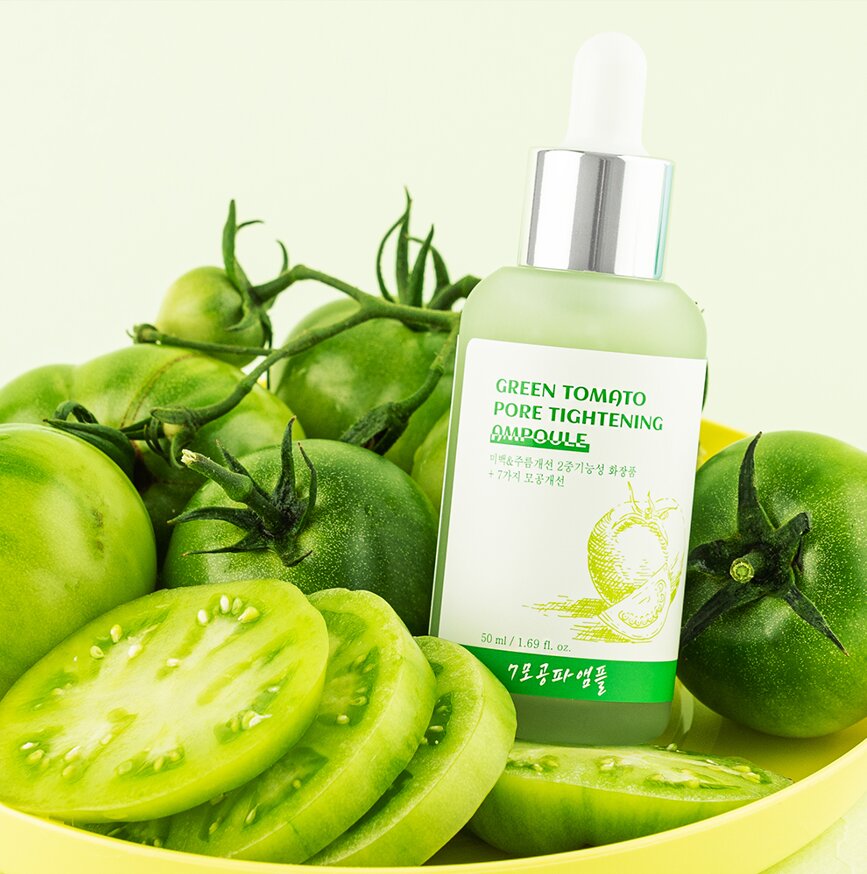 Serum cà chua xanh Easy Mind - 그린토마토 모공앰플