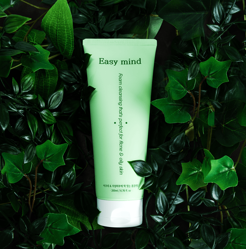 Sữa rửa mặt Easy Mind - 아크네 & 지성피부에 딱 맞는 품클렌징