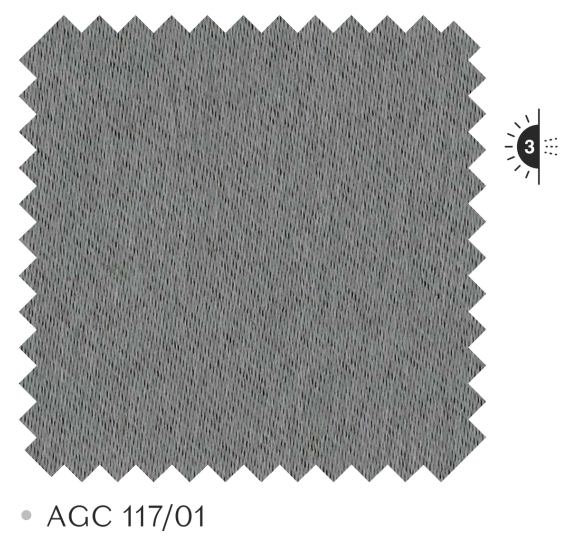 AGC 117 – Vải rèm chống bám bụi, chống tia UV