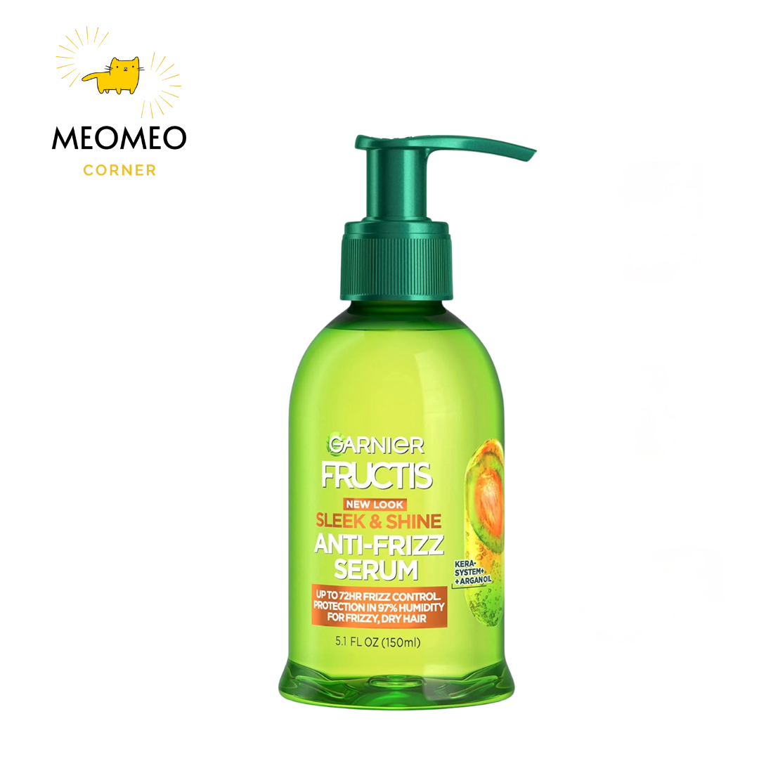 Serum dưỡng Tóc Garnier Fructis Anti-Frizz Soothing Serum Sleek & Shine 150mL Úc
