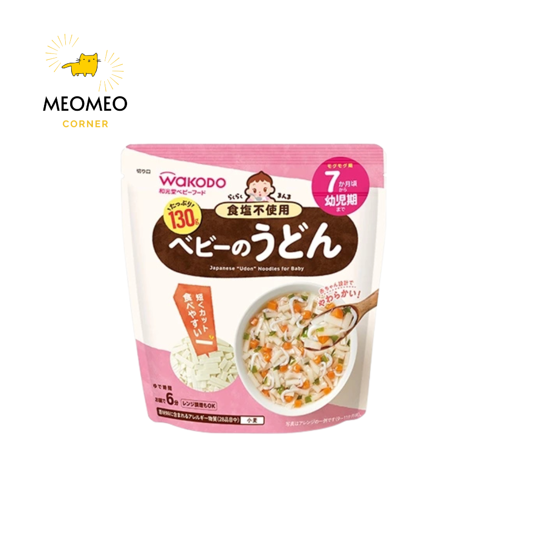 Mì Udon Wakodo cho bé ăn dặm từ 7m+ 130g