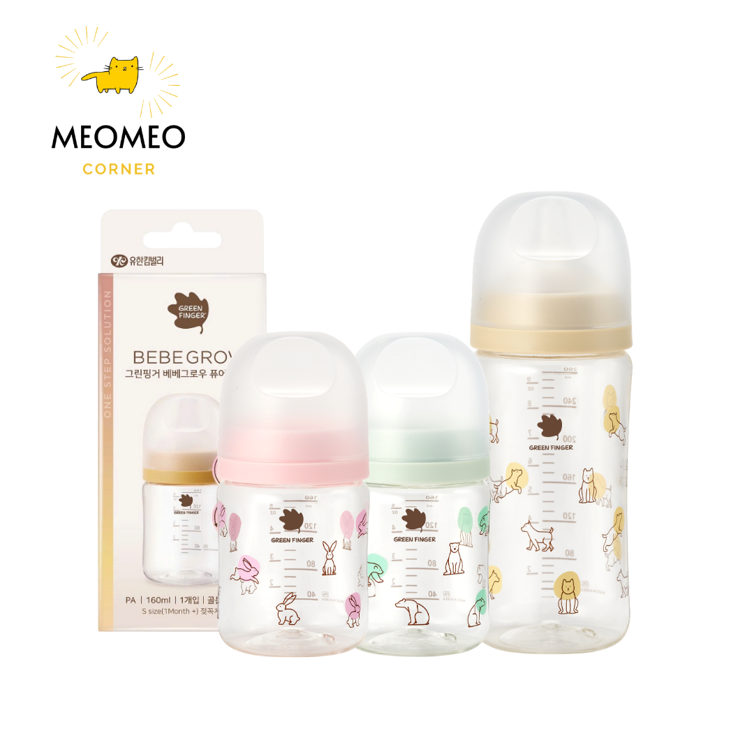 [FULLBOX] Bình sữa PA Greenfinger Bebegrow Green Finger Pure Baby 160ml / 280ml