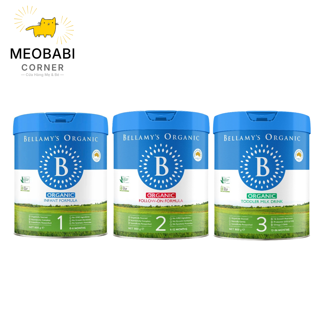 Sữa Bellamy's Organic lon 800g