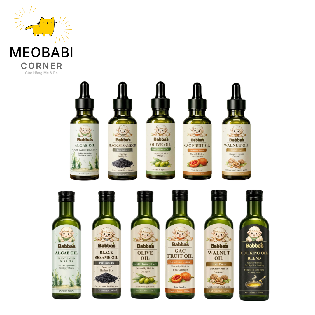 Dầu ăn dặm Babba's cho bé