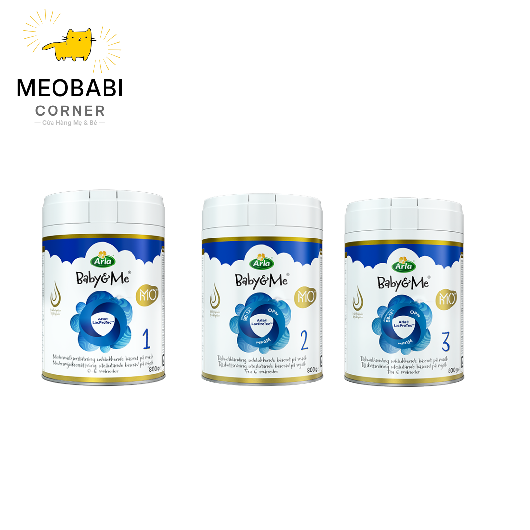Sữa công thức Baby&me Arla Lacprotec HMO 800g