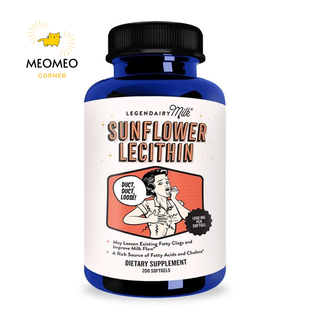 Viên Uống Chống Tắc Tia Sữa Sunflower Lecithin Legendairy Milk - Mỹ Hộp 200v