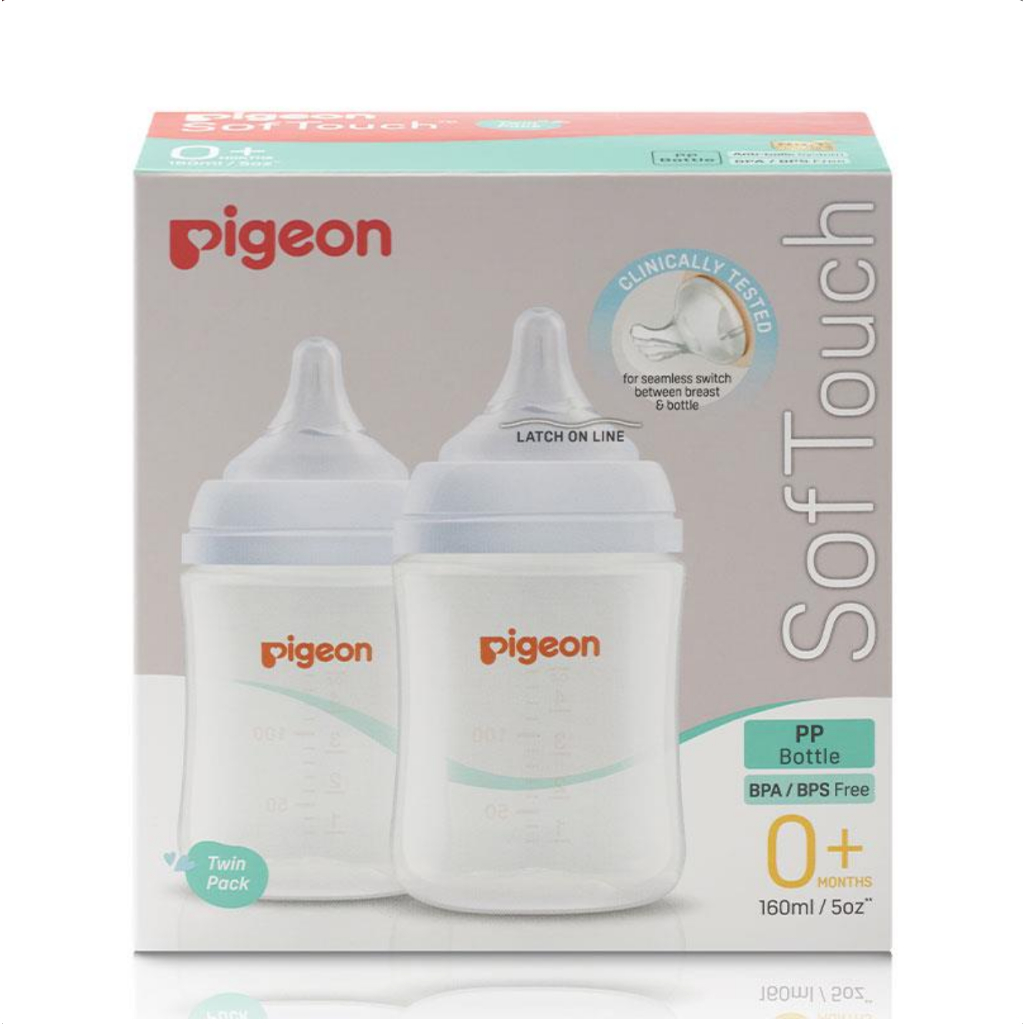 Bình sữa Pigeon thế hệ thứ 3 cổ rộng PP / PPSU 160ml/240ml/330ml