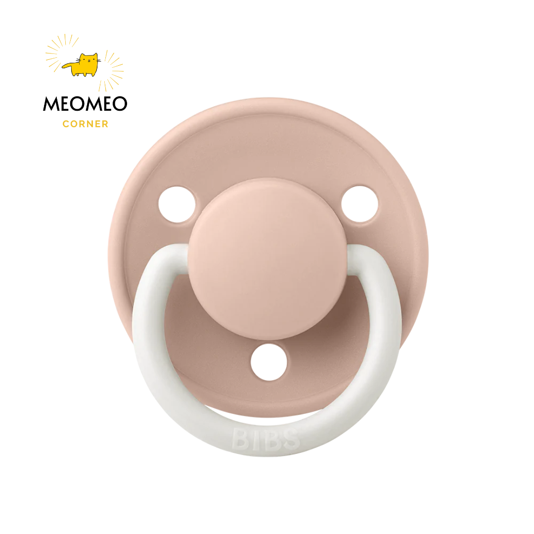 Ti giả BIBS sản xuất tại Đan Mạch BIB DeLux Silicone núm tròn