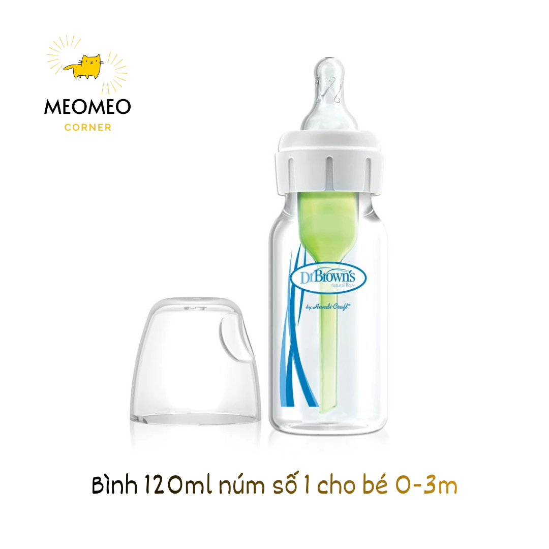 Bình sữa PP Dr.Brown's Option Plus cổ hẹp