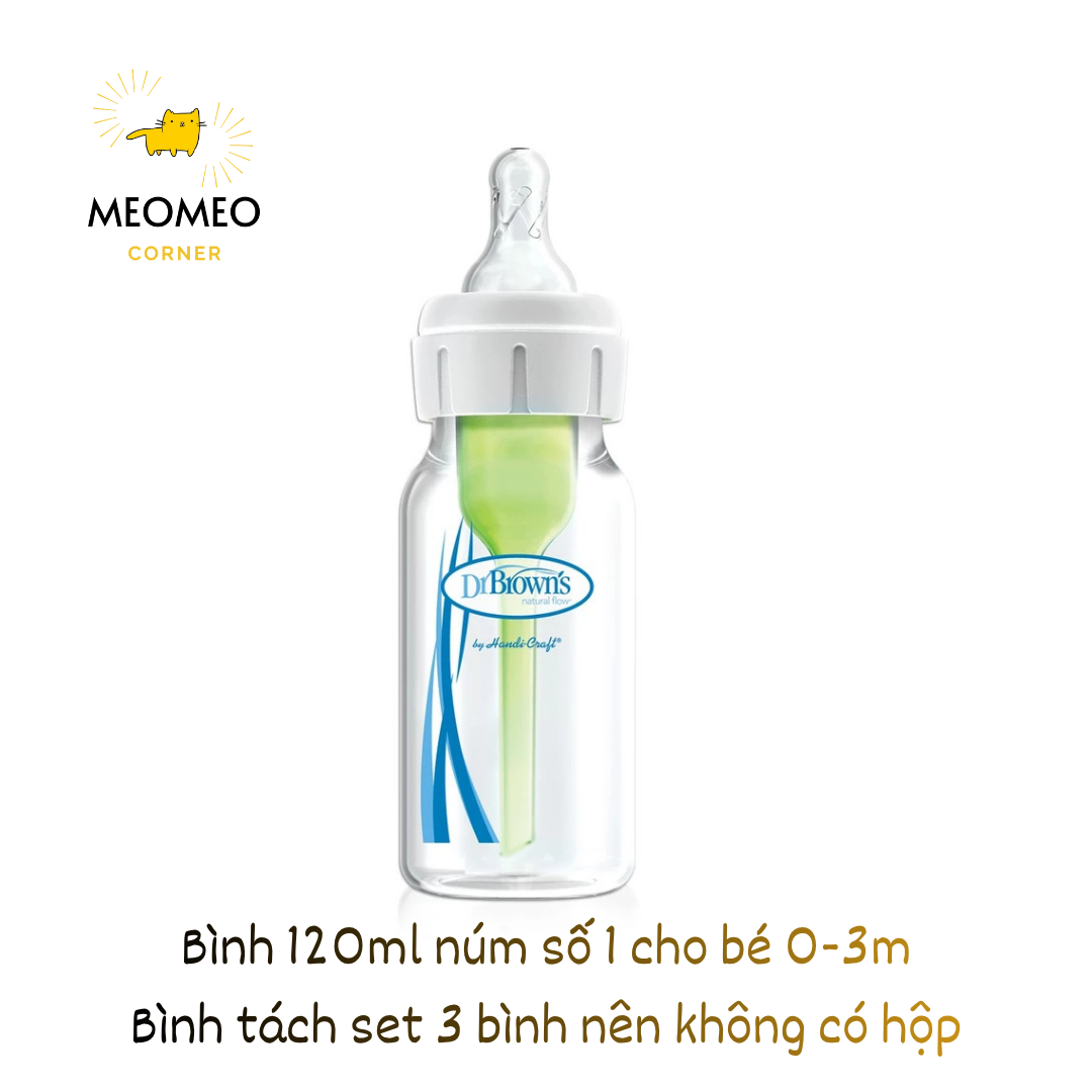Bình sữa PP Dr.Brown's Option Plus cổ hẹp