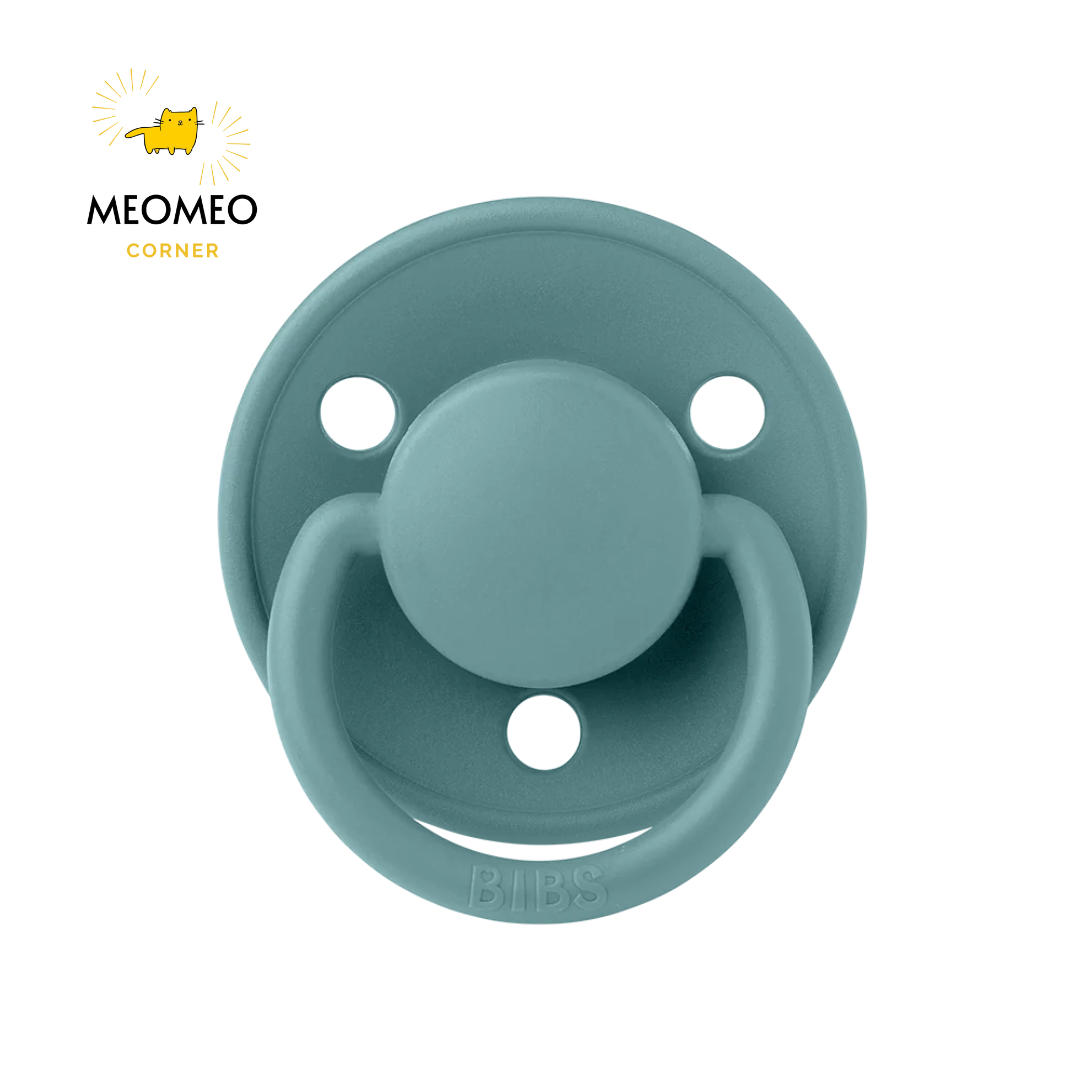 Ti giả BIBS sản xuất tại Đan Mạch BIB DeLux Silicone núm tròn