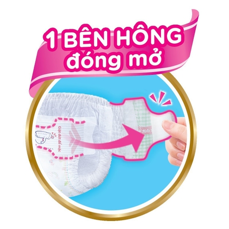 Tã / bỉm quần Mở Một Bên Bobby thiết kế dễ mặc cho bé sơ sinh NB-S / Bỉm quần siêu khô thoáng Bobby Ultra+ Gạo Non M L XL XXL